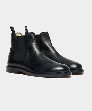 Leather Chelsea Boot in Black