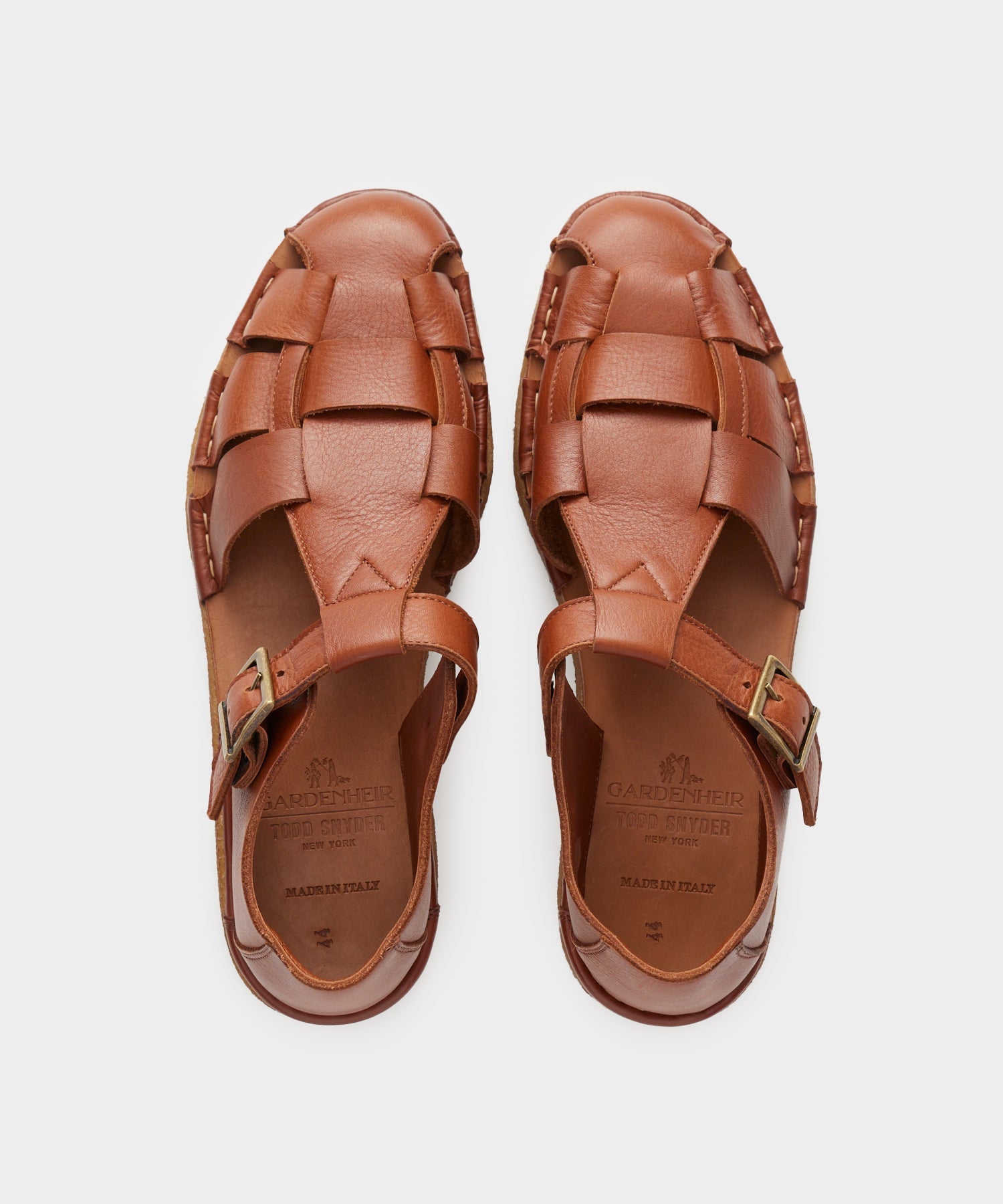 Todd Snyder x Gardenheir Leather Fisherman Sandals