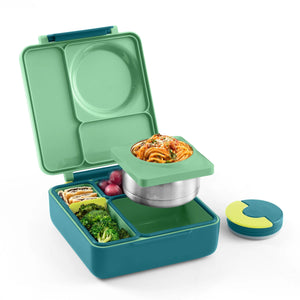 OmieBox - Insulated Green Bento Lunch Box