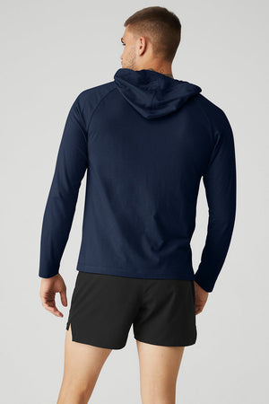 Core Hooded Runner - Navy