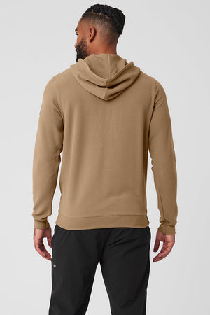 Micro Waffle Fast Break Hoodie - Gravel