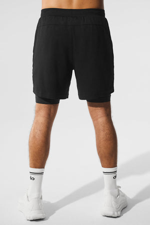 Conquer React 2-In-1 Performance Short - Black/Black