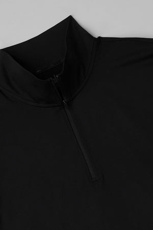 Conquer 1/4 Zip Reform Long Sleeve - Black