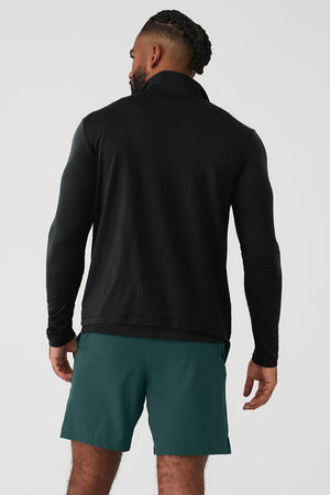 Conquer 1/4 Zip Reform Long Sleeve - Black