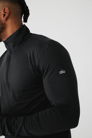 Conquer 1/4 Zip Reform Long Sleeve - Black