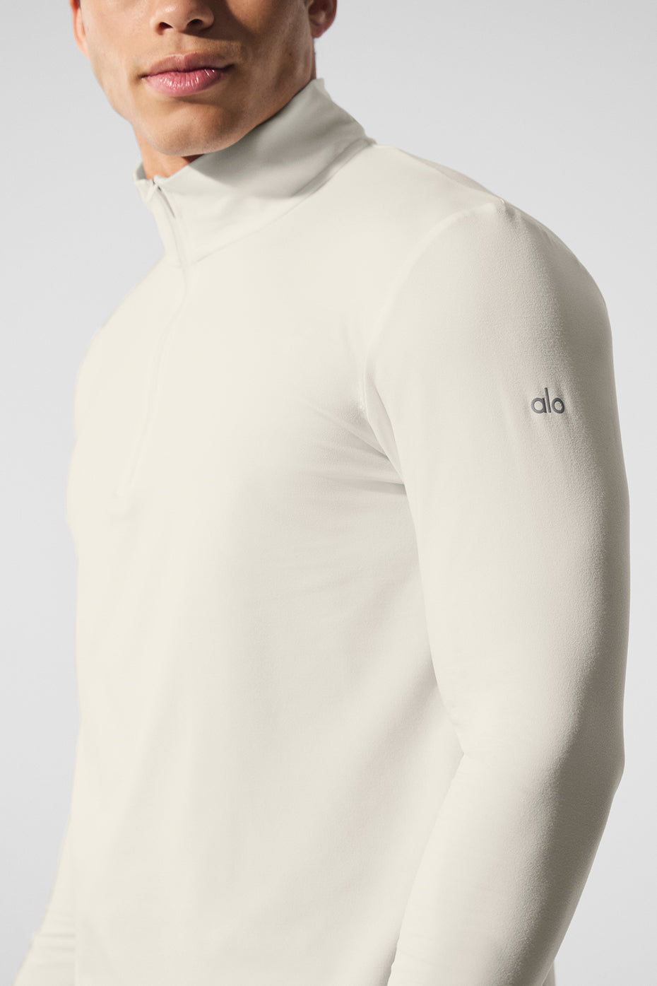 Conquer 1/4 Zip Reform Long Sleeve - Bone