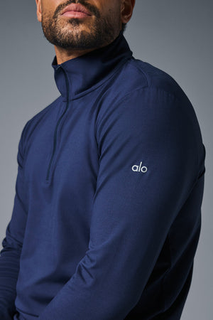 Conquer 1/4 Zip Reform Long Sleeve - Navy