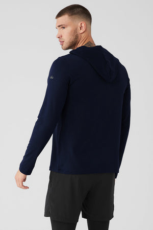 Conquer Reform Long Sleeve With Hood - Navy