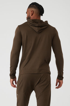 Conquer Reform Long Sleeve With Hood - Espresso