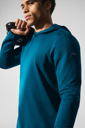 Conquer Reform Long Sleeve With Hood - Eclipse Blue