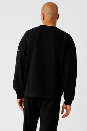 Chill Crew Neck Pullover - Black