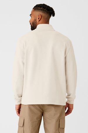 Renown Heavy Weight 1/4 Zip - Bone