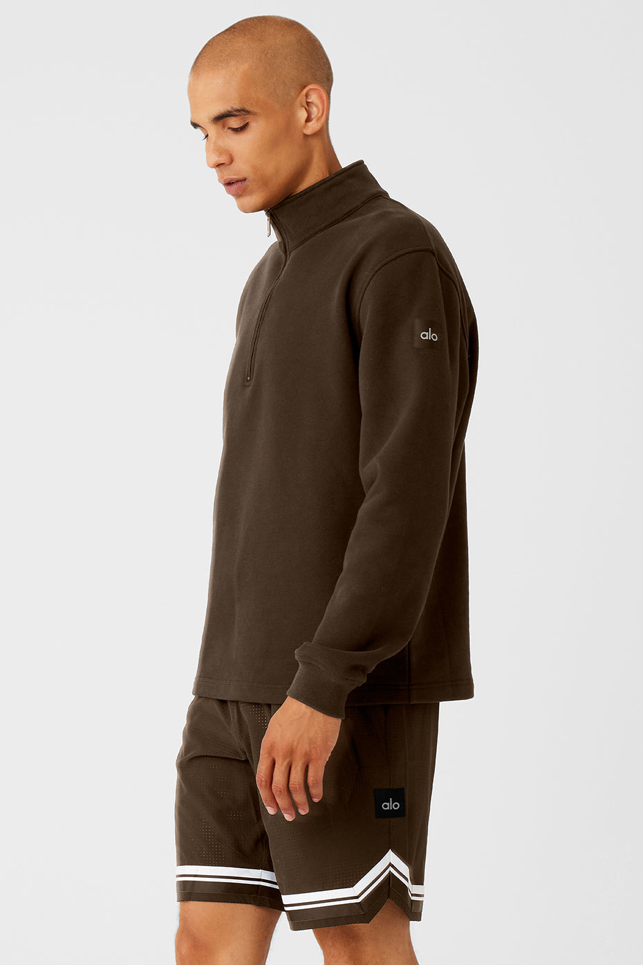 Renown Heavy Weight 1/4 Zip - Espresso