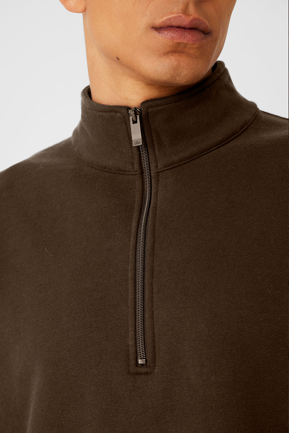 Renown Heavy Weight 1/4 Zip - Espresso