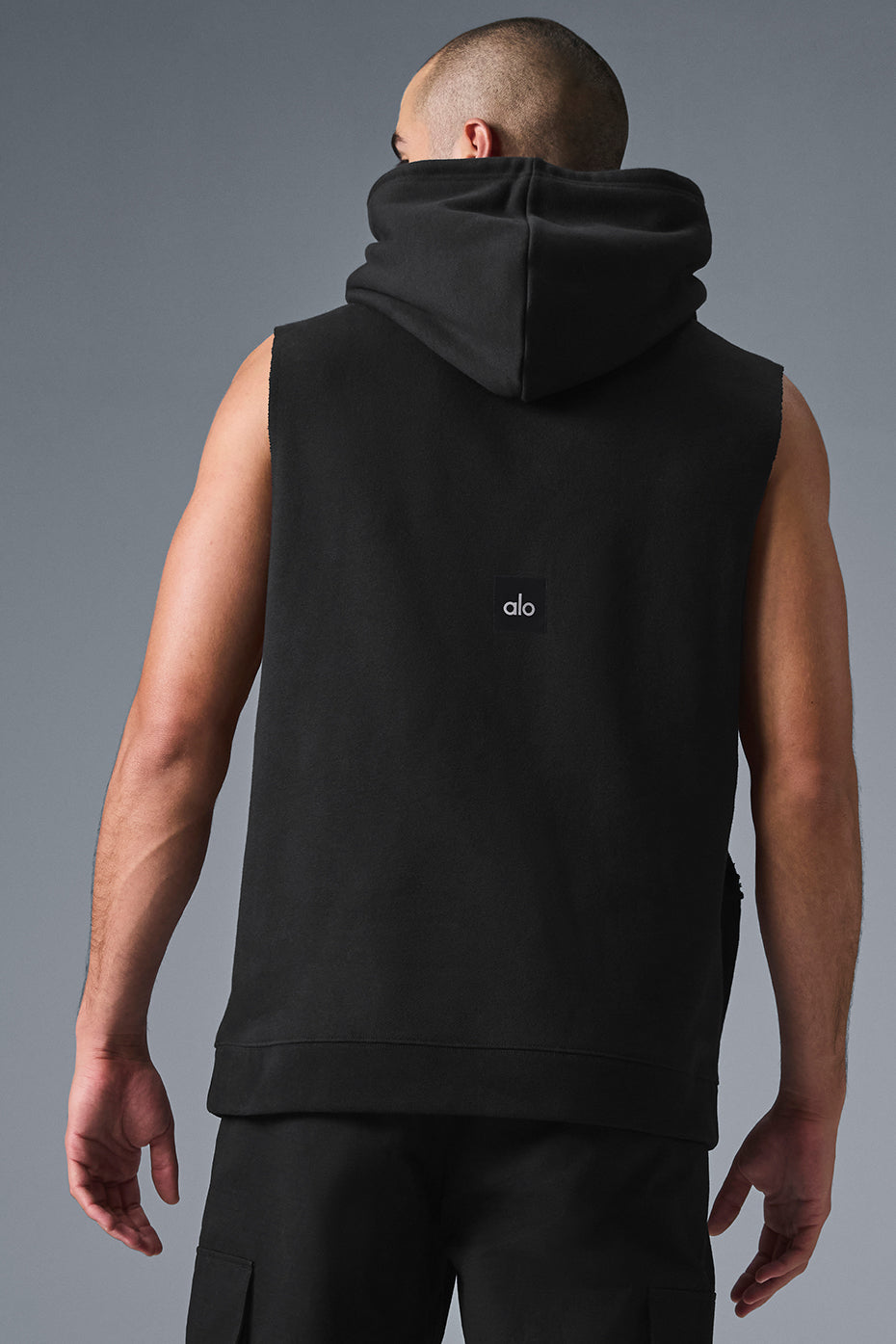 Renown Sleeveless Hoodie - Black