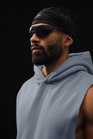 Renown Sleeveless Hoodie - Steel Grey