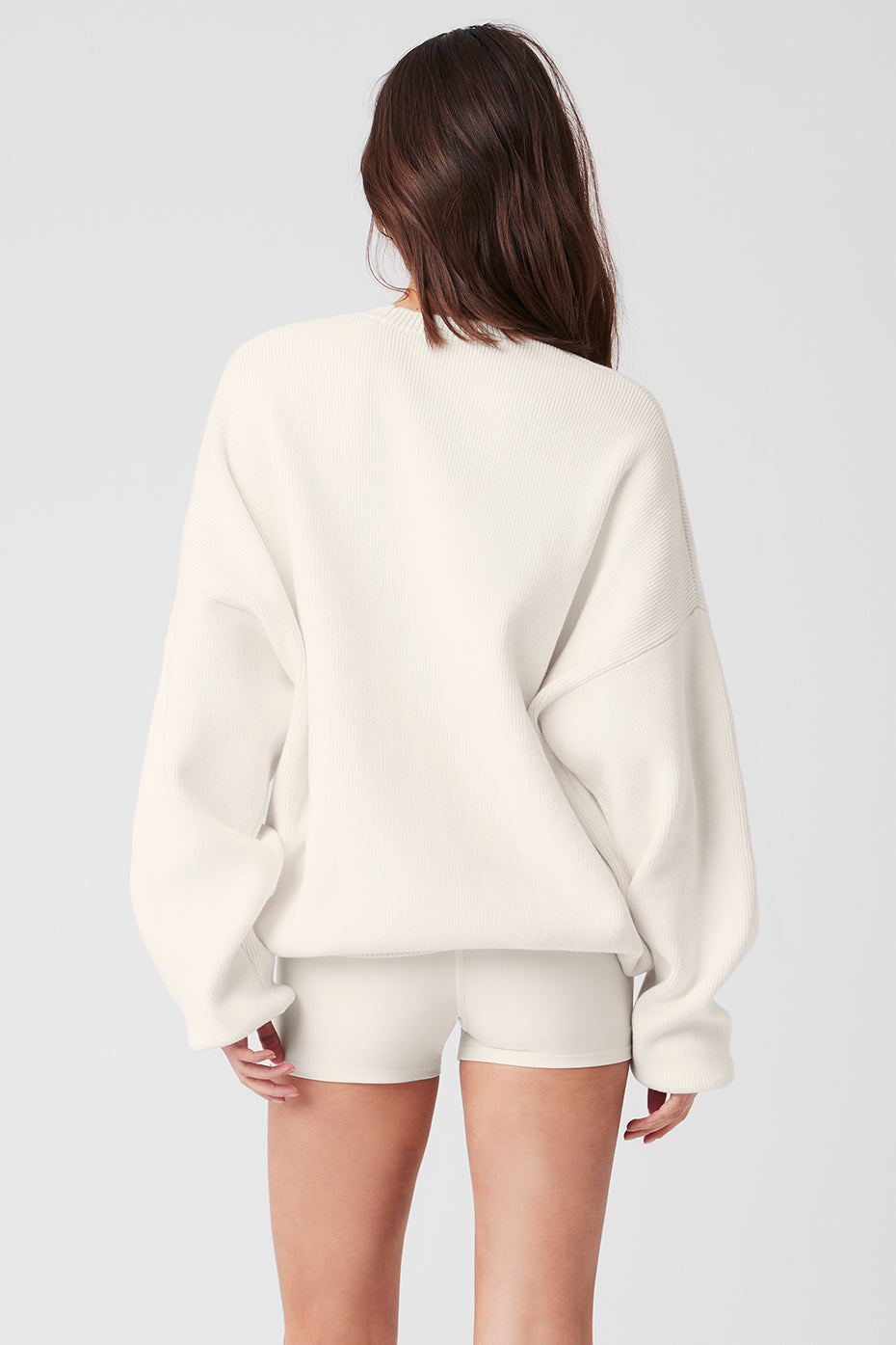 Scholar Crew Neck Sweater - Ivory