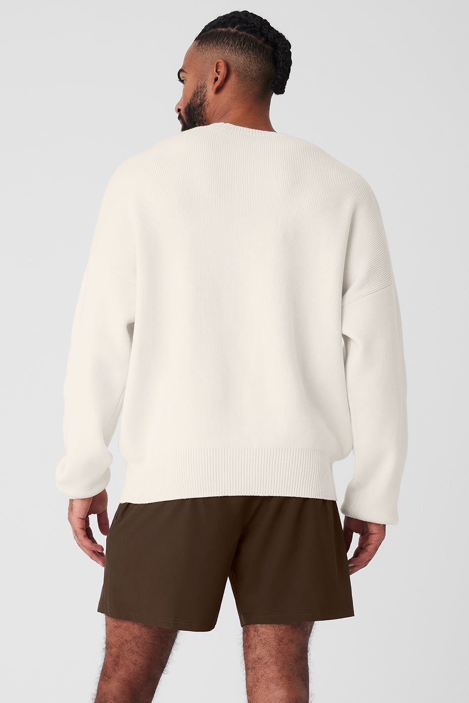 Scholar Crew Neck Sweater - Ivory