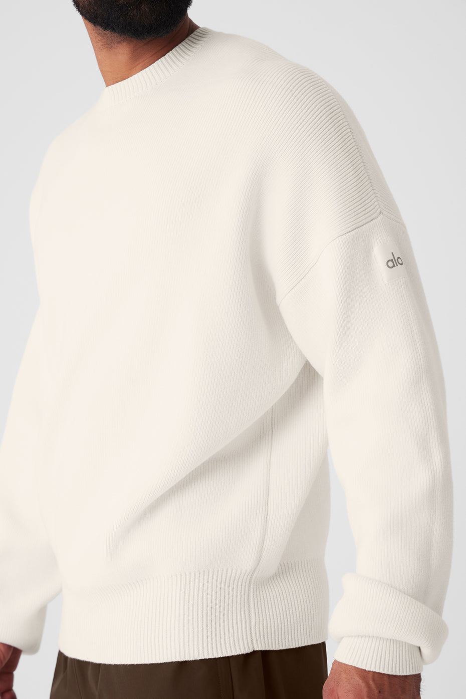 Scholar Crew Neck Sweater - Ivory