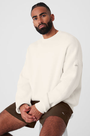 Scholar Crew Neck Sweater - Ivory