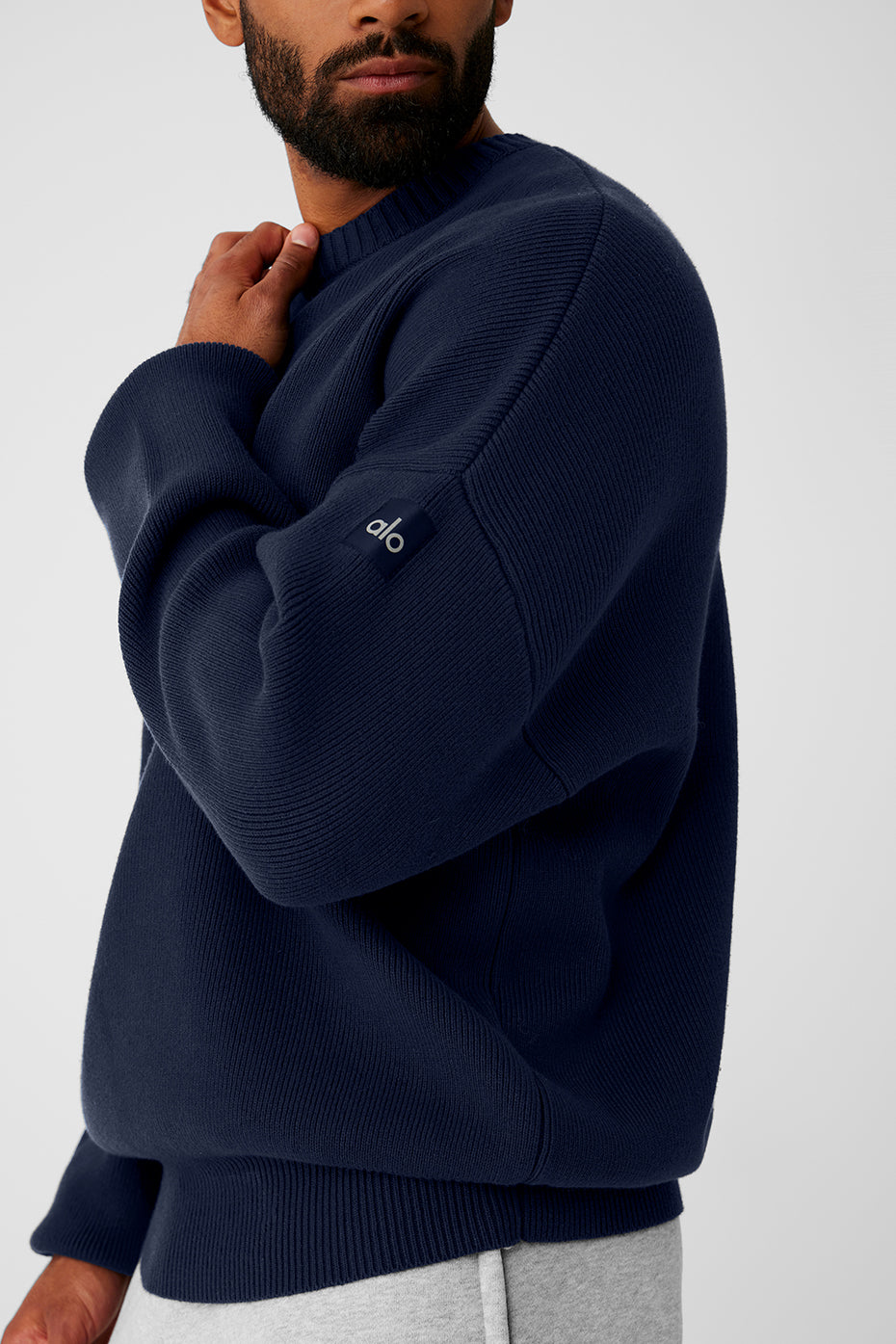 Scholar Crew Neck Sweater - Navy