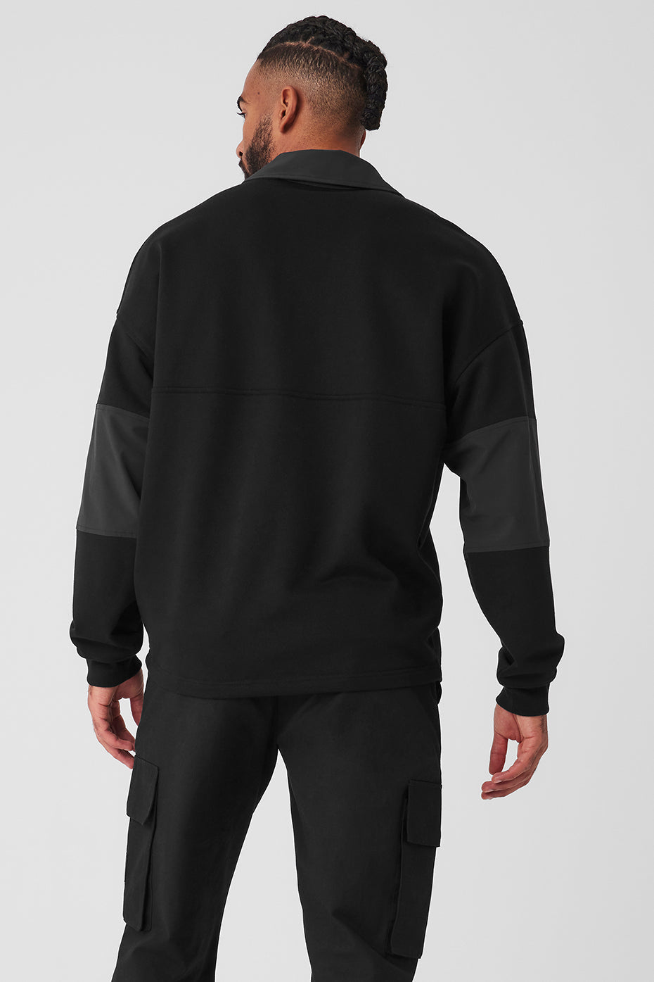 Mixmatch Rugby Sweatshirt - Black