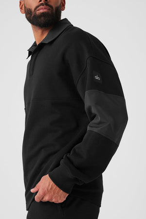 Mixmatch Rugby Sweatshirt - Black