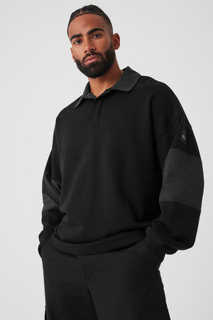 Mixmatch Rugby Sweatshirt - Black