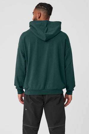 Double Take Hoodie - Midnight Green