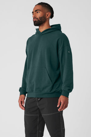 Double Take Hoodie - Midnight Green