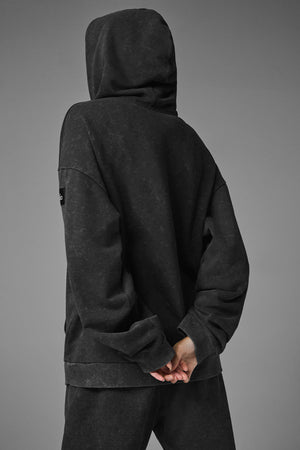 Chill Vintage Wash Hoodie - Black Wash