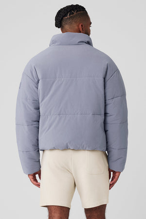 Stretch Woven Street Puffer - Fog