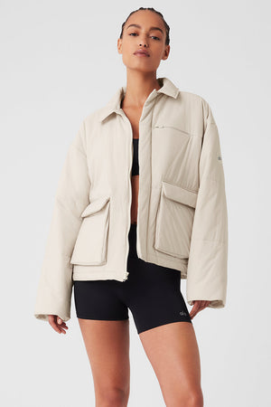 Voyage Utility Cargo Jacket - Bone