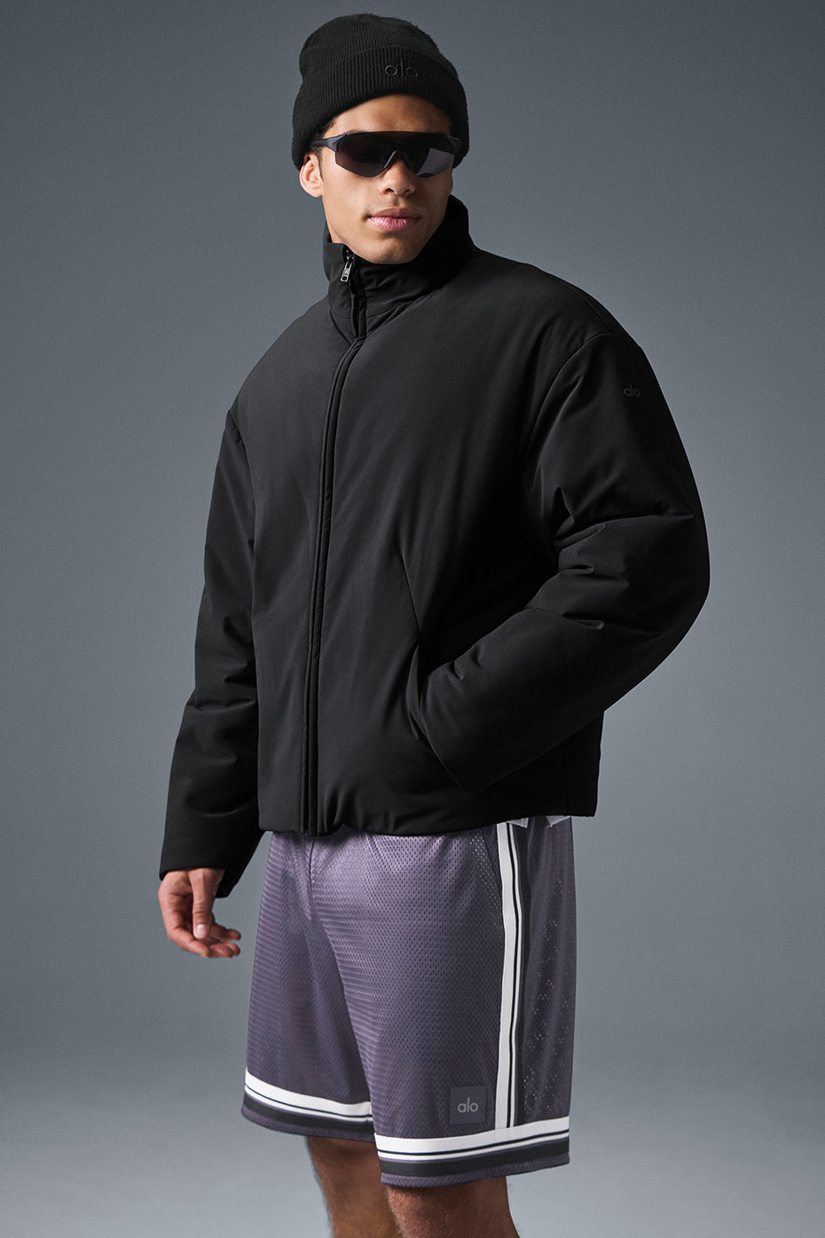 Stretch Woven Notable Jacket - Black