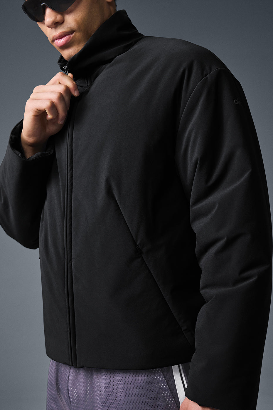 Stretch Woven Notable Jacket - Black