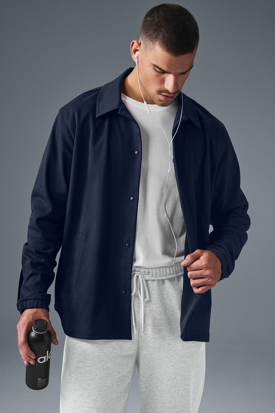 Edition Sueded Jacket - Navy