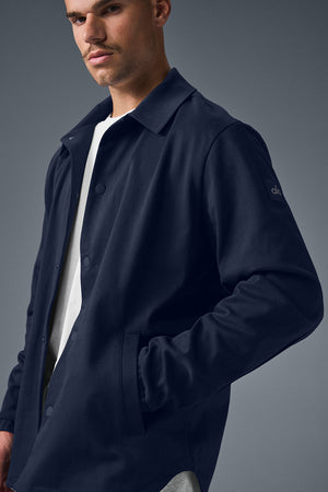 Edition Sueded Jacket - Navy