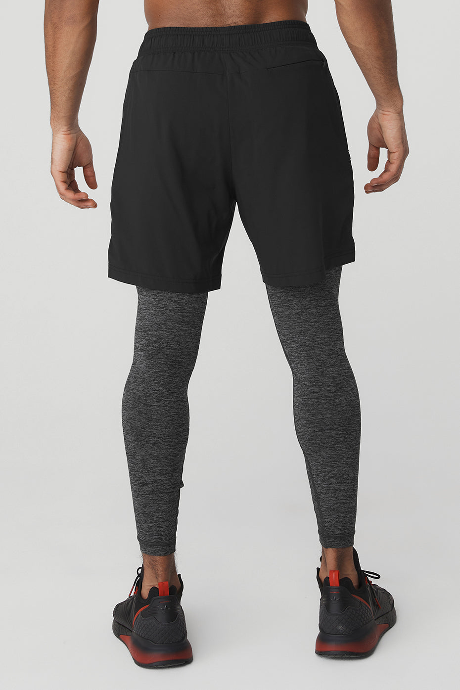 Stability 2-In-1 Pant - Black/Dark Grey Marl