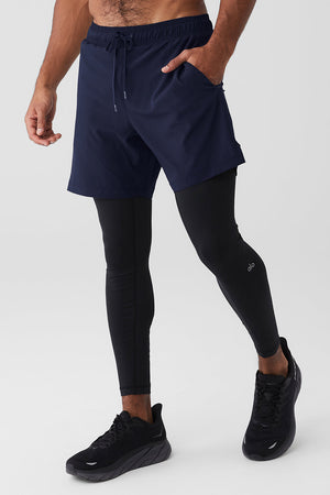 Stability 2 In 1 Pant - Navy/Black