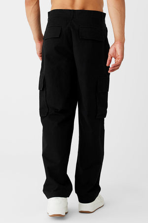 Cargo Ripstop Trouser - Black