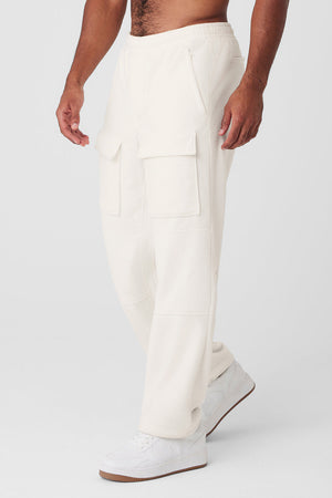 Polar Fleece Ridge Cargo Pants - Ivory