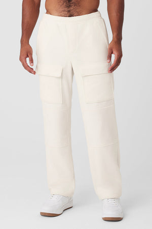 Polar Fleece Ridge Cargo Pants - Ivory