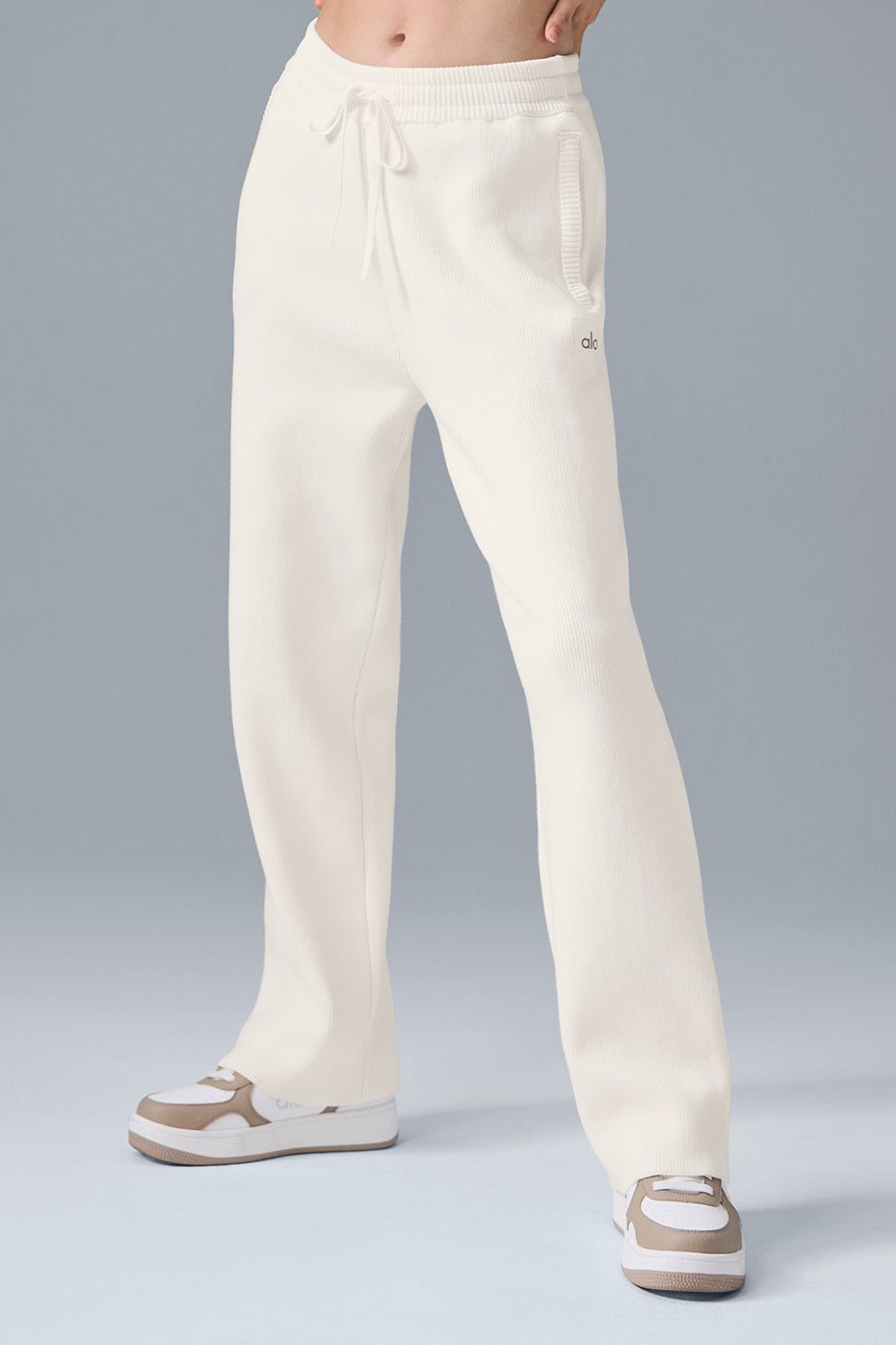 Scholar Straight Leg Sweatpant - Ivory