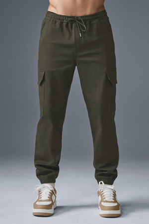 Edition Sueded Jogger - Stealth Green