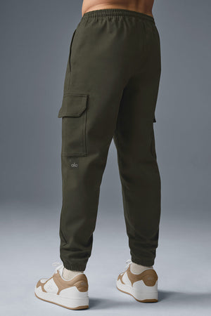 Edition Sueded Jogger - Stealth Green