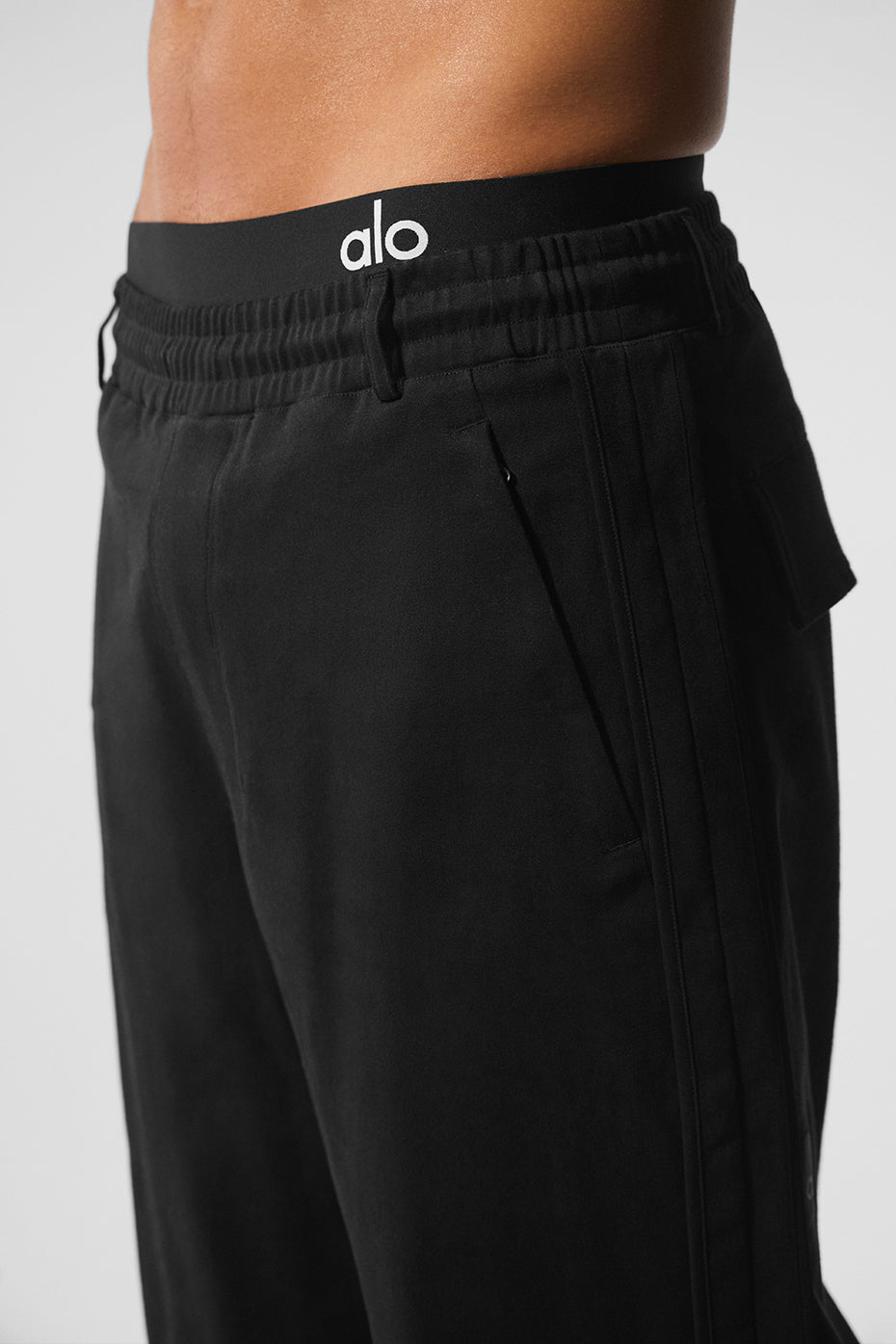 Edition Sueded Straight Leg Pant - Black