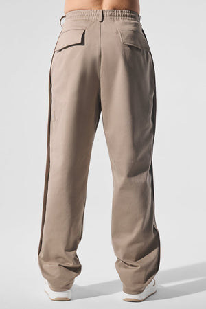 Edition Sueded Straight Leg Pant - Gravel