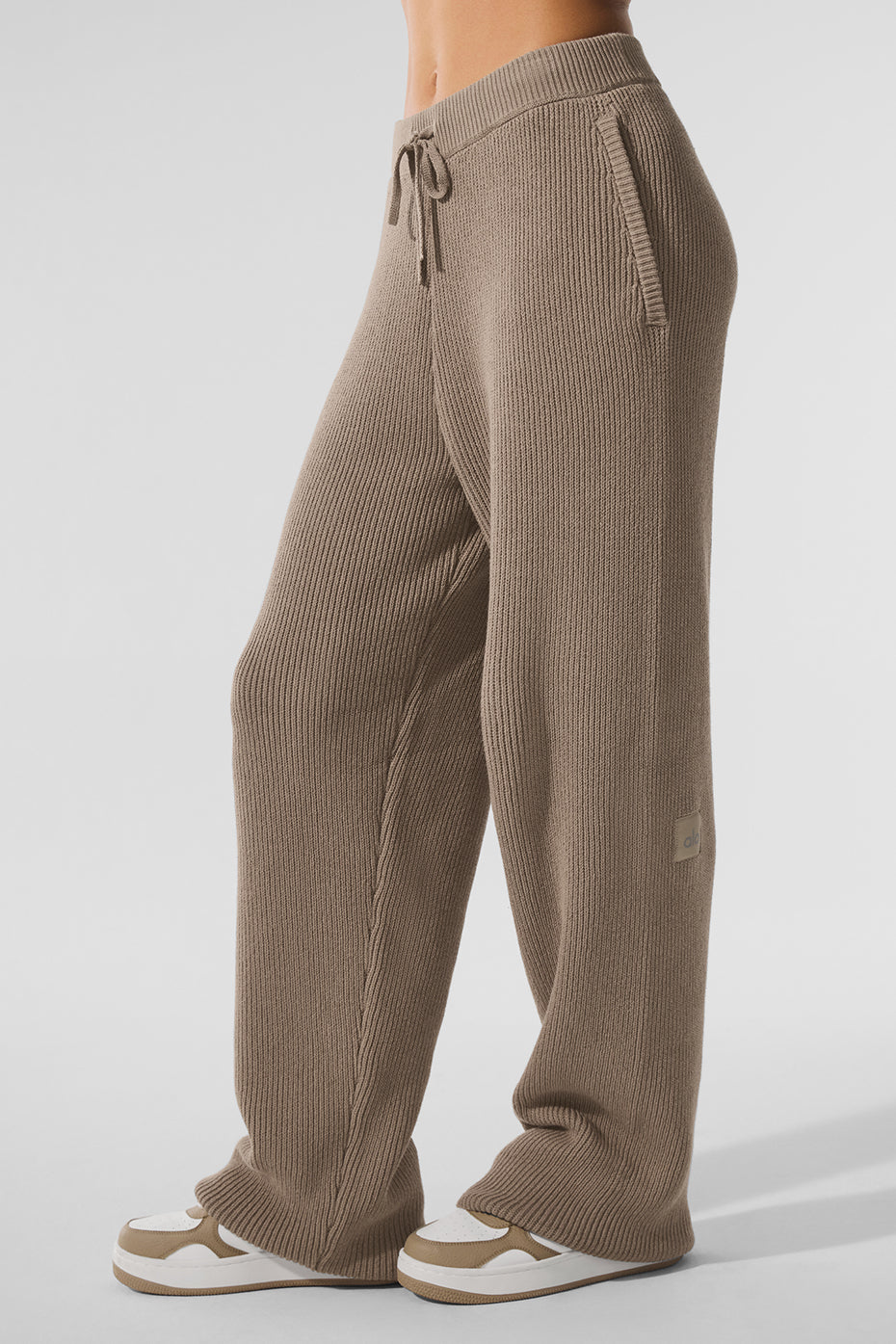 Domain Rib Knit Sweatpant - Gravel