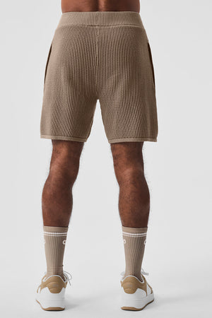 Open-Knit Short - Gravel