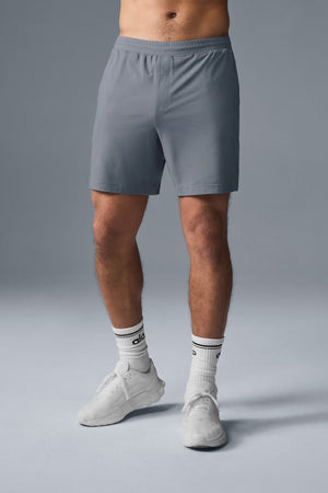 7" Conquer React Performance Short - Steel Grey